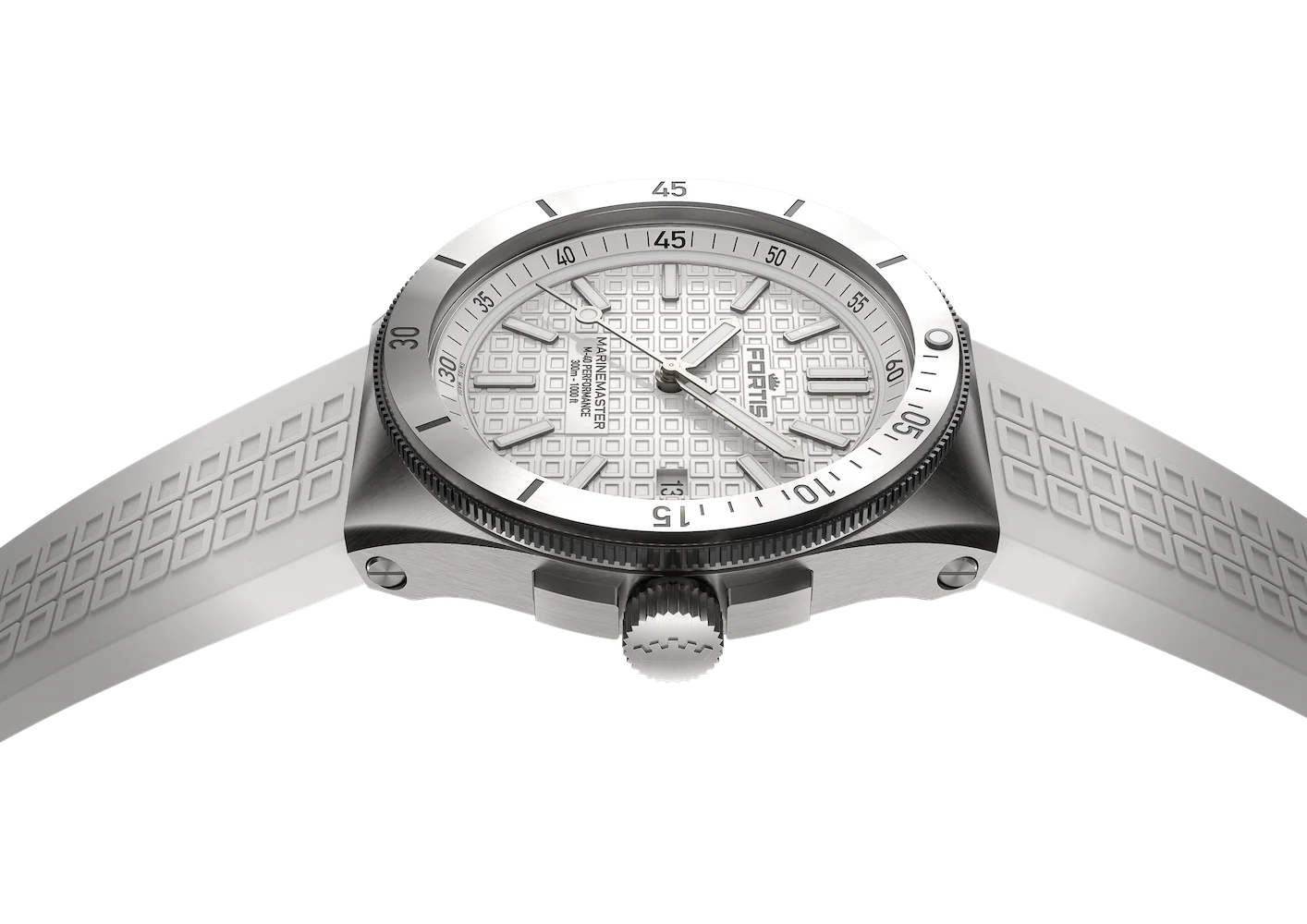 Fortis Marinemaster M-40 Snow White Watch - Image 6
