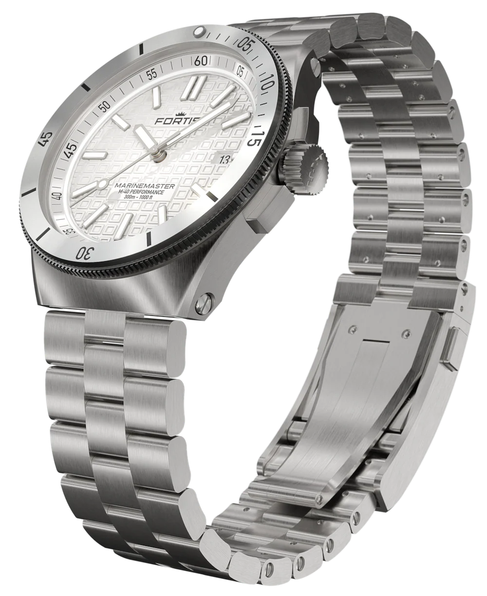 Fortis Marinemaster M-40 Snow White Watch - Image 10