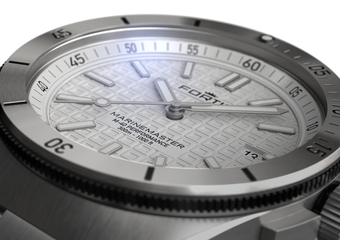 Fortis Marinemaster M-40 Snow White Watch - Image 11