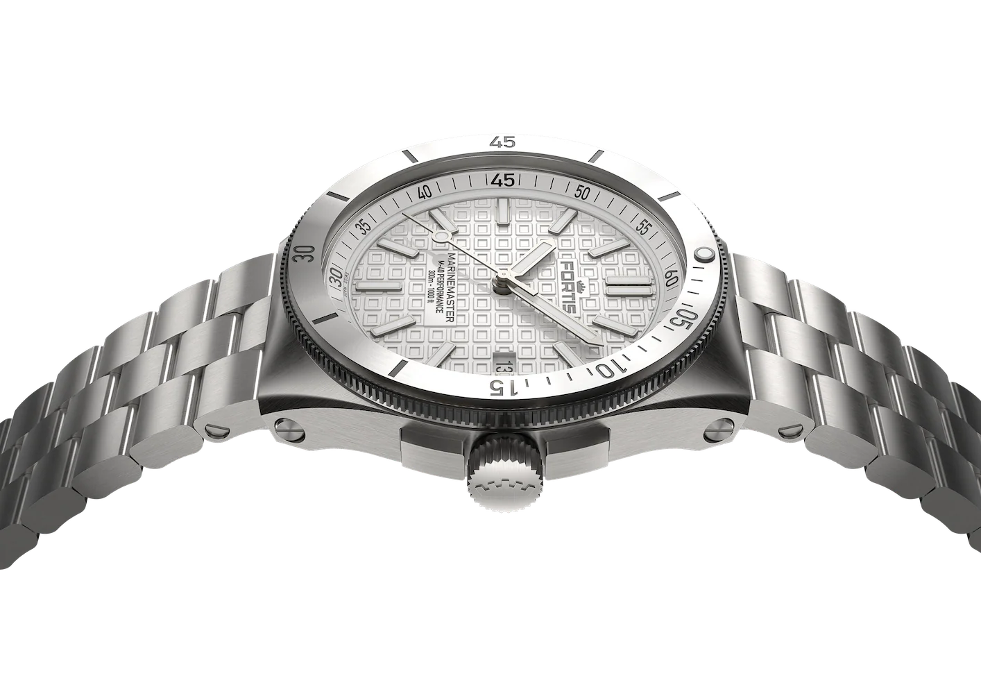 Fortis Marinemaster M-40 Snow White Watch - Image 5