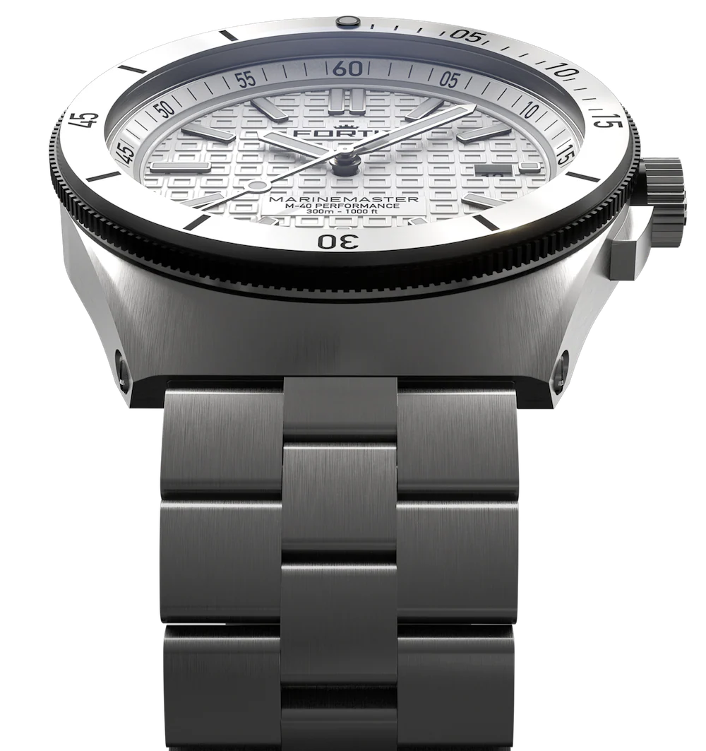 Fortis Marinemaster M-40 Snow White Watch - Image 6