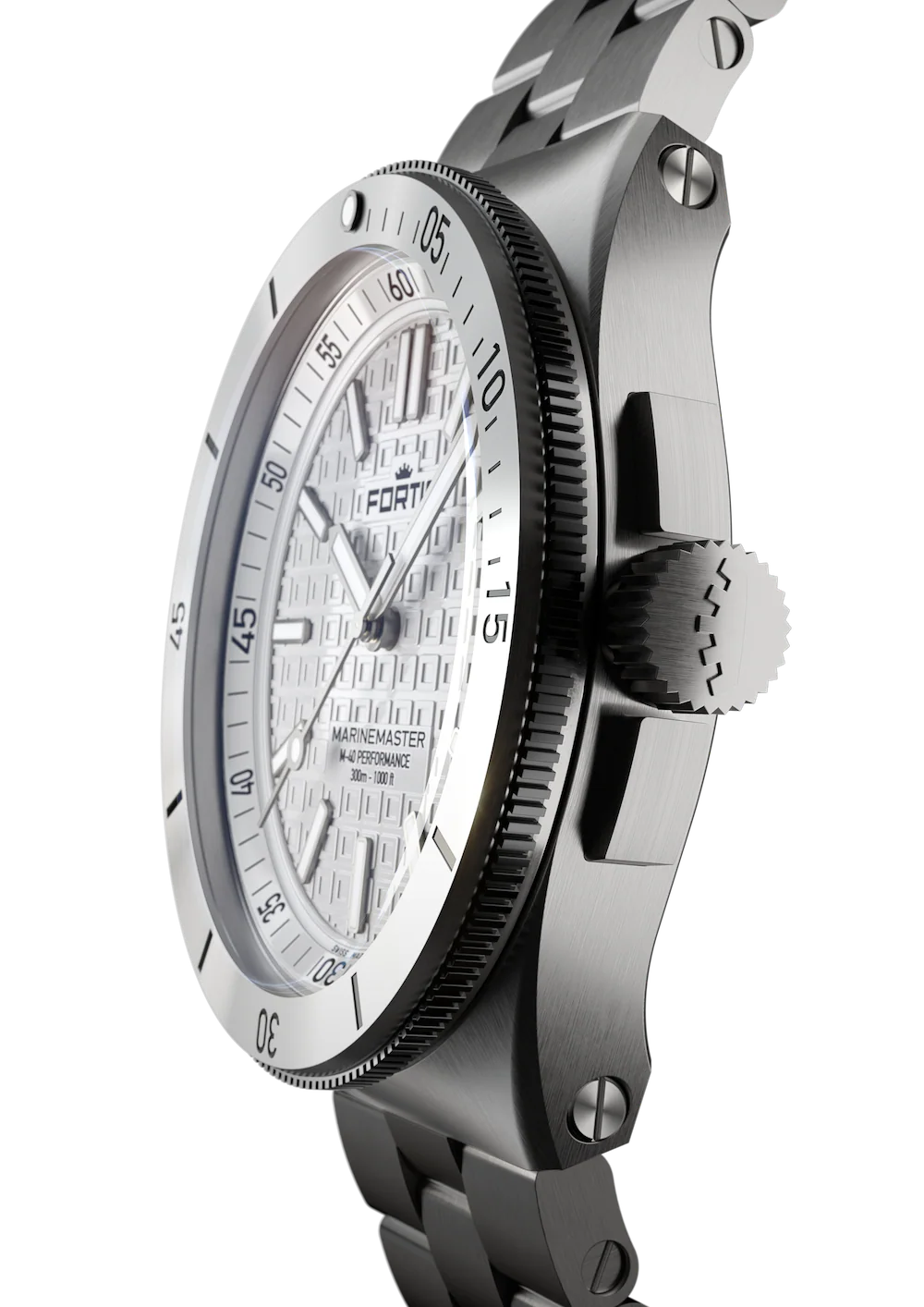 Fortis Marinemaster M-40 Snow White Watch - Image 7