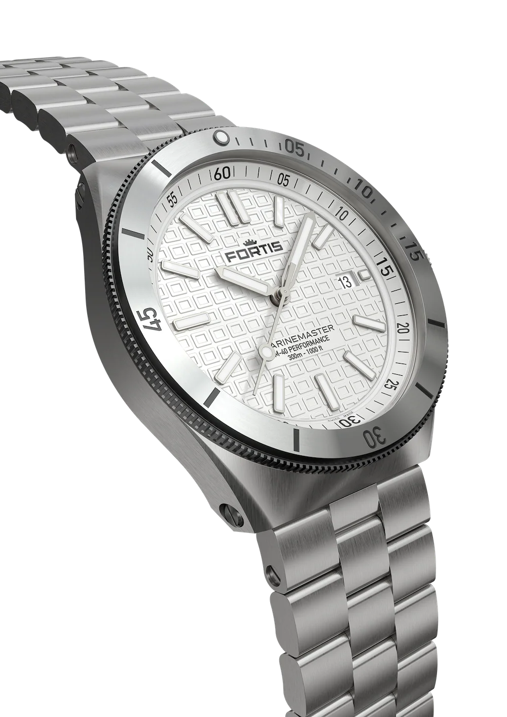 Fortis Marinemaster M-40 Snow White Watch - Image 8