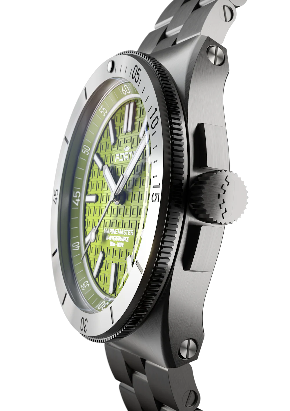 Fortis Marinemaster M-40 Woodpecker Green Watch - Image 7