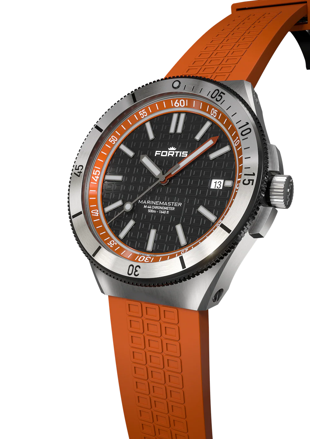 Fortis Marinemaster M-44 Amber Orange Watch - Image 4