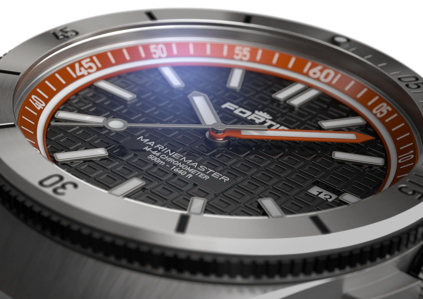 Fortis Marinemaster M-44 Amber Orange Watch - Image 11
