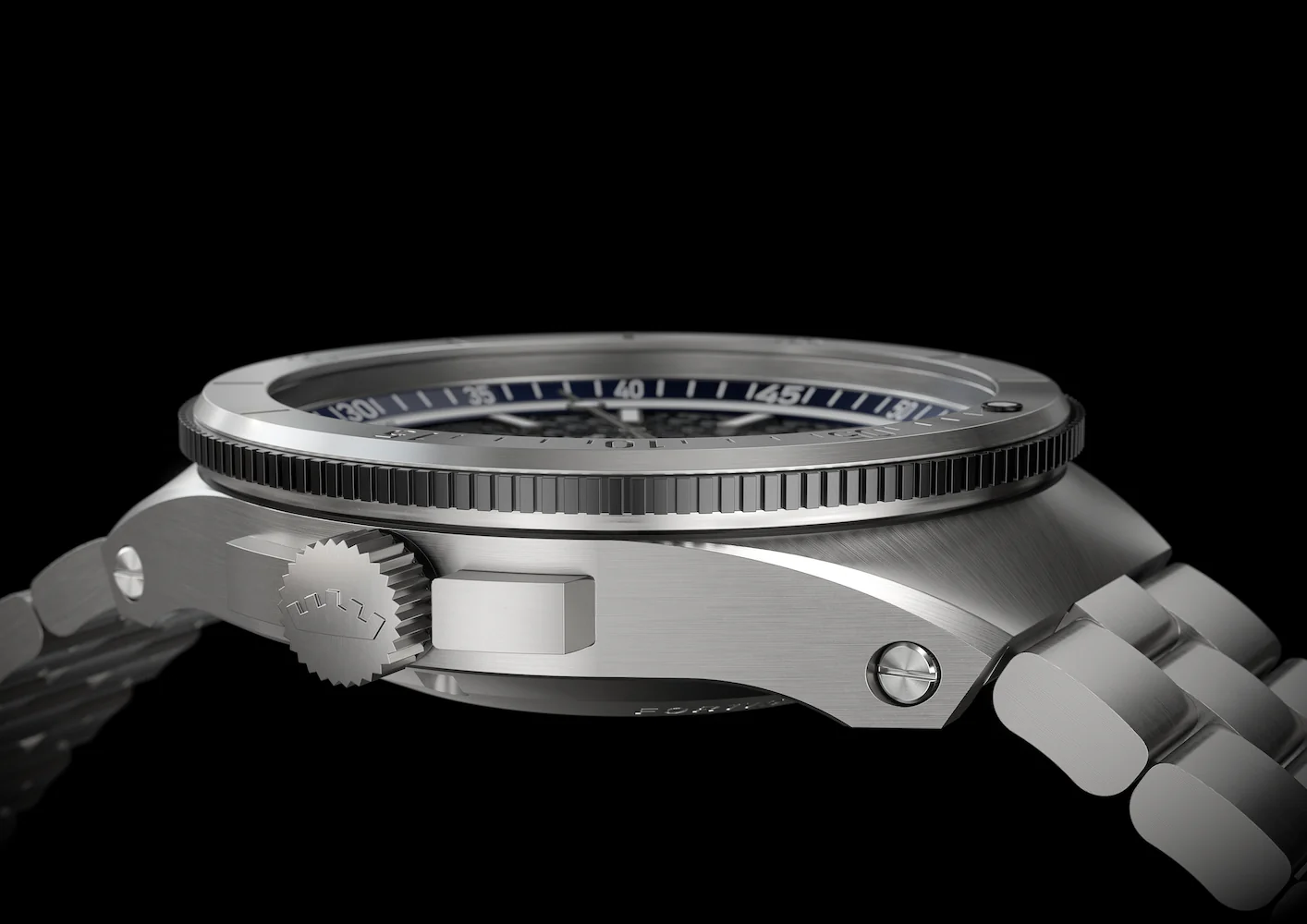Fortis Marinemaster M 44 Ocean Blue Bracelet Watch - Image 7