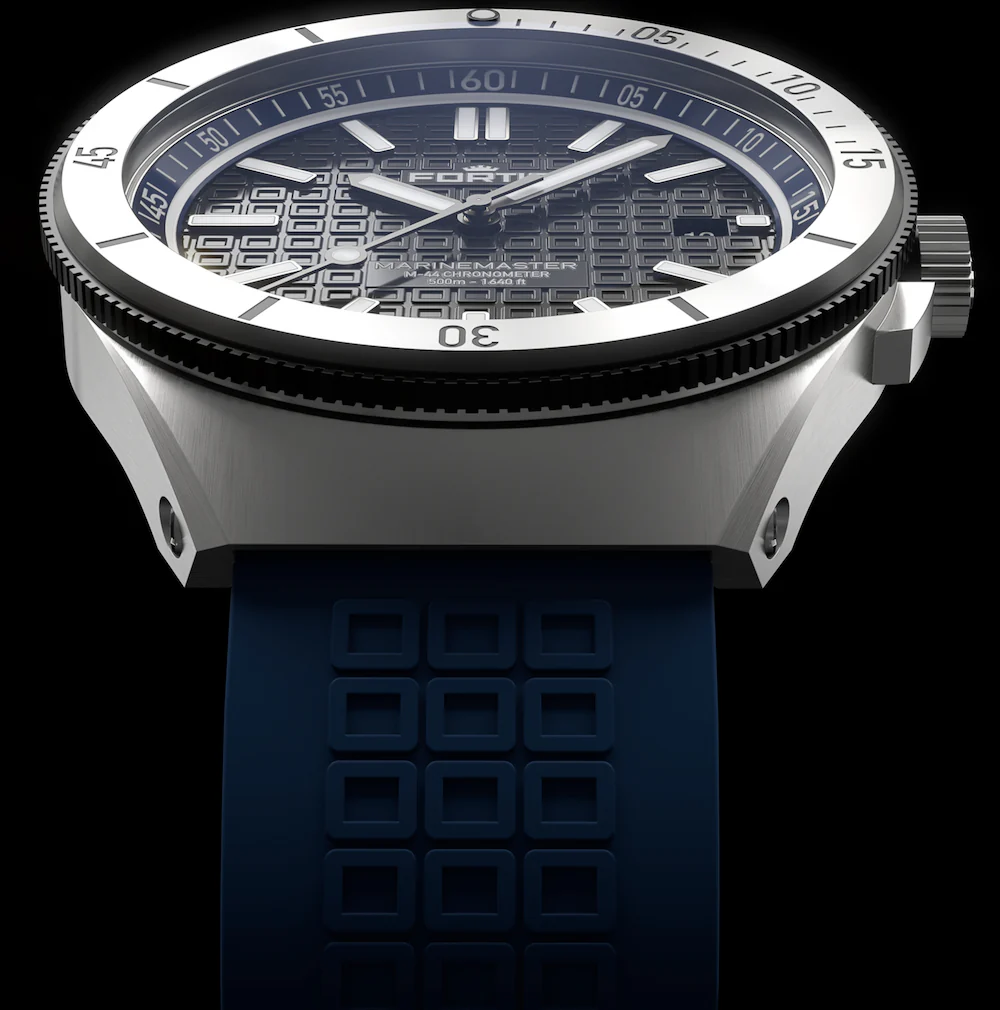 Fortis Marinemaster M 44 Ocean Blue Watch - Image 4
