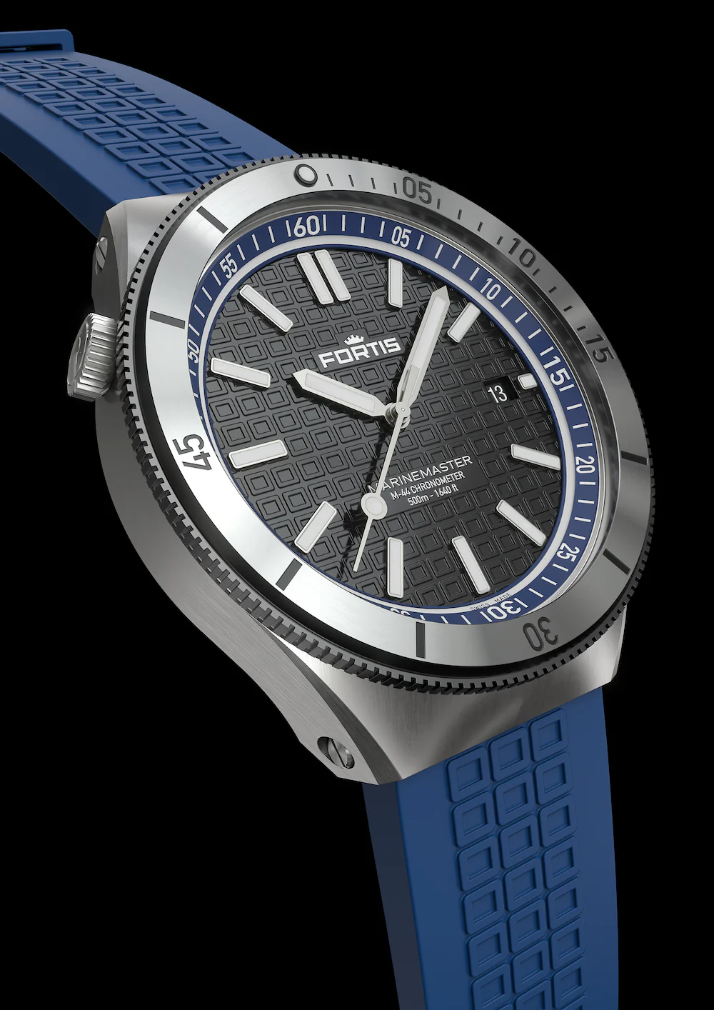 Fortis Marinemaster M 44 Ocean Blue Watch - Image 6
