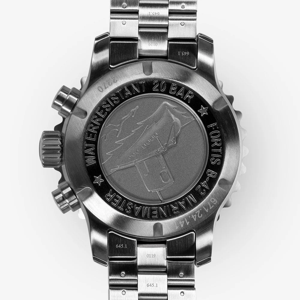 Fortis Watch Marinemaster Yellow Chronograph - Image 2