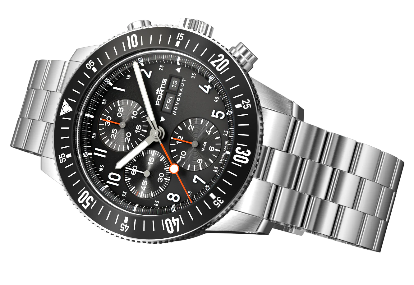 Fortis Novonaut N-42 Legacy Edition Bracelet Watch - Image 5