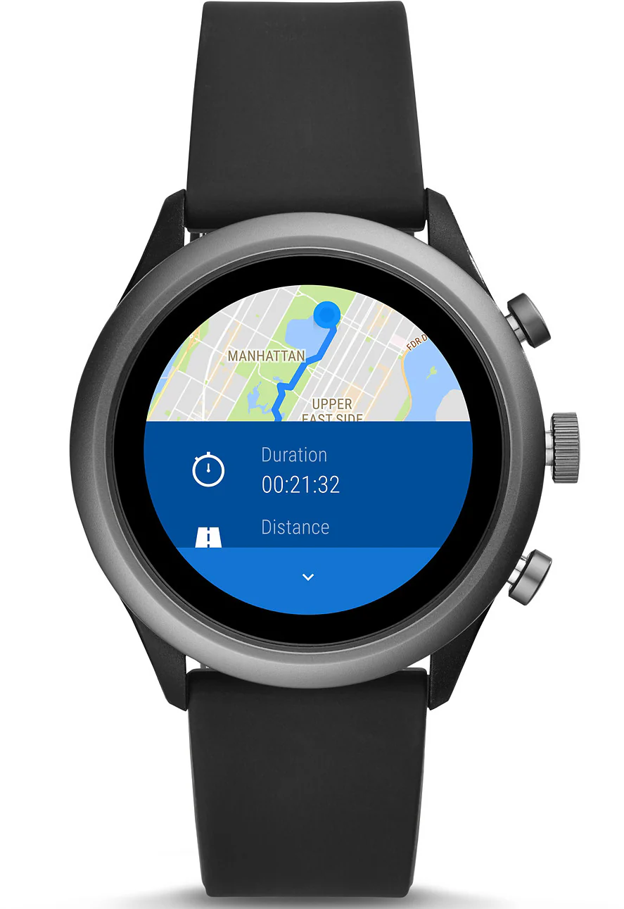 Fossil Watch Sport Smartwatch Black Silicone - Image 5
