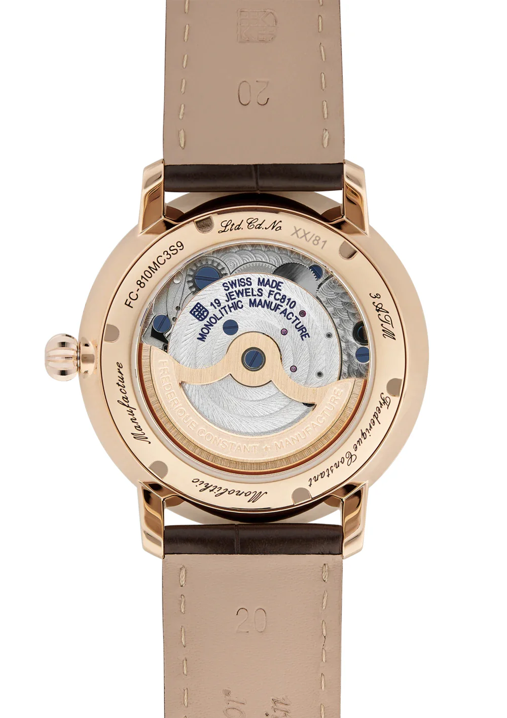 Frederique Constant Watch Slimline Monolithic Manufacture - Image 3