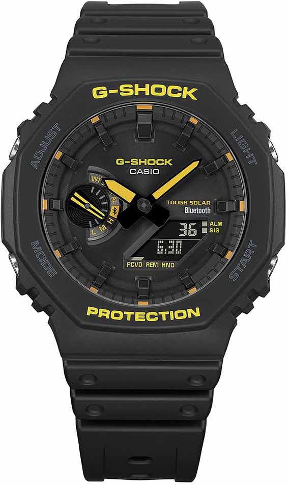 G-Shock 2100 Black Caution Yellow Mens - Image 2