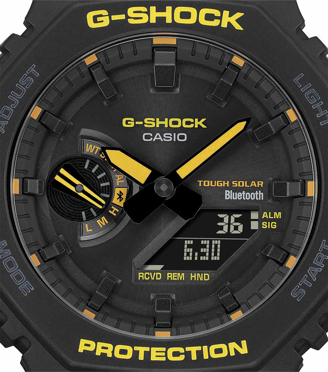 G-Shock 2100 Black Caution Yellow Mens - Image 3