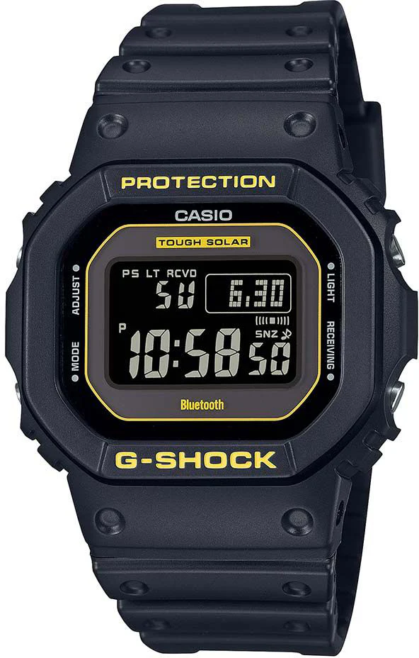 G-Shock 5600 Black Caution Yellow Mens Watch D