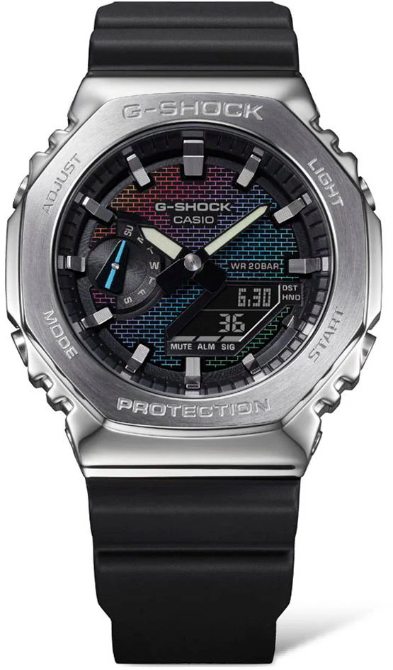 G-Shock 2100 Rainbow Brick Wall Watch