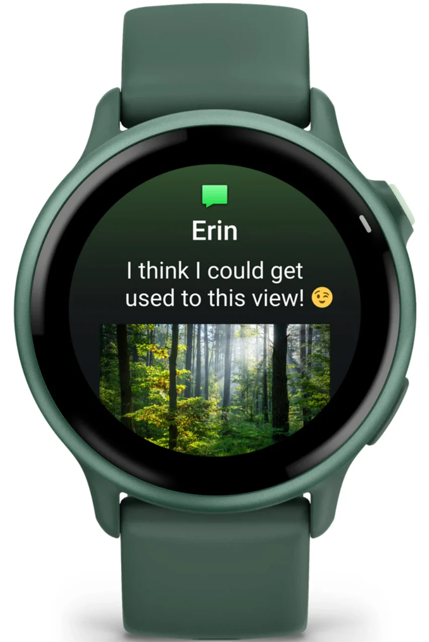 Garmin Vivoactive 6 Metallic Jasper Green Watch - Image 2