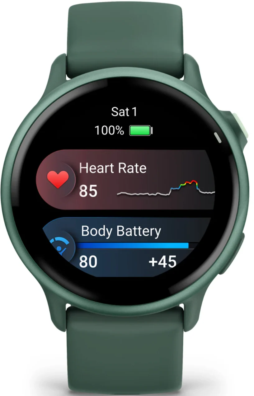 Garmin Vivoactive 6 Metallic Jasper Green Watch - Image 5