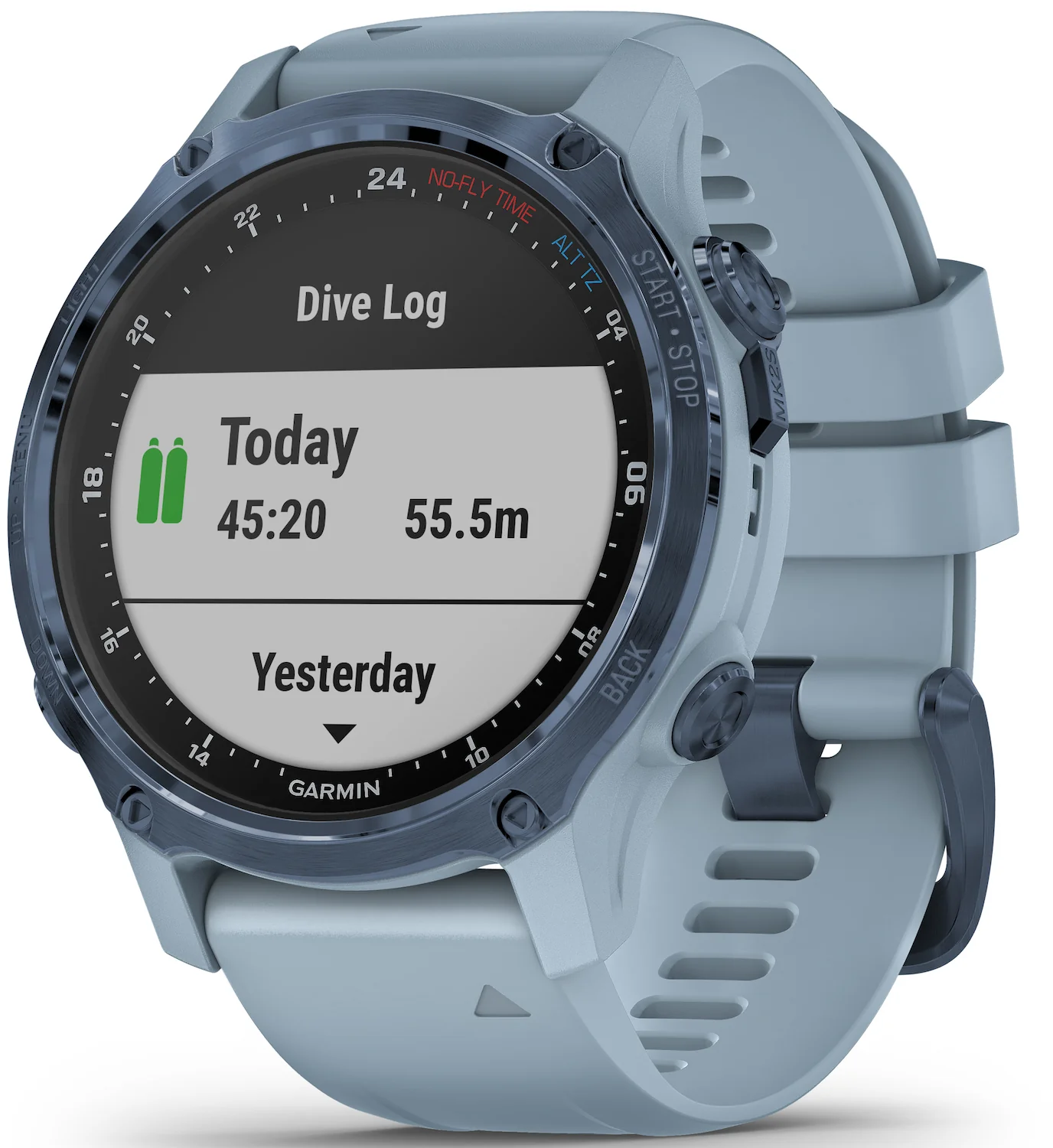 Garmin Descent MK2S Mineral Blue Sea Foam - Image 3
