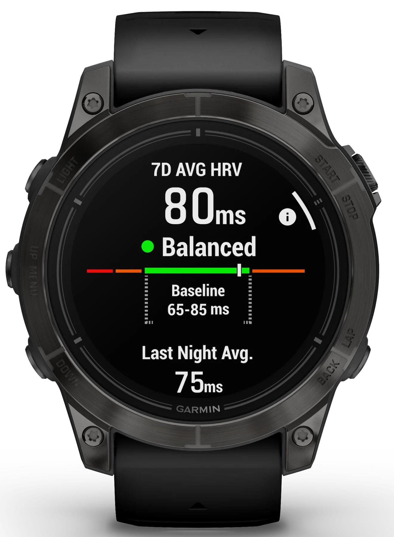 Garmin Epix Pro Gen 2 47mm Sapphire Carbon Grey DLC Titanium Watch - Image 2