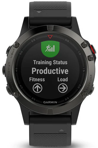 Garmin Watch Fenix 5 Slate Grey Black Band - Image 2