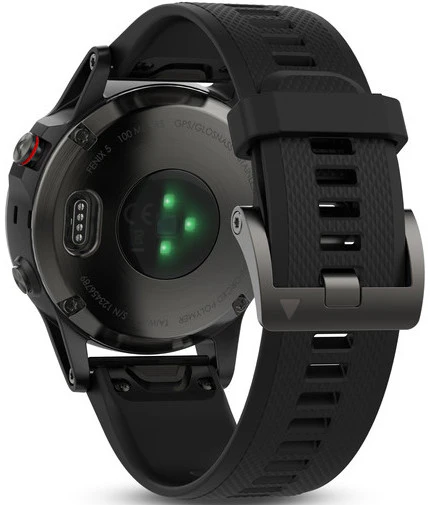 Garmin Watch Fenix 5 Slate Grey Black Band - Image 4