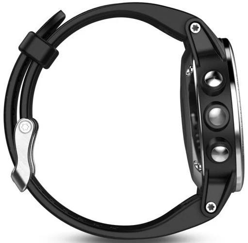Garmin Watch Fenix 5S Silver Black Band - Image 4