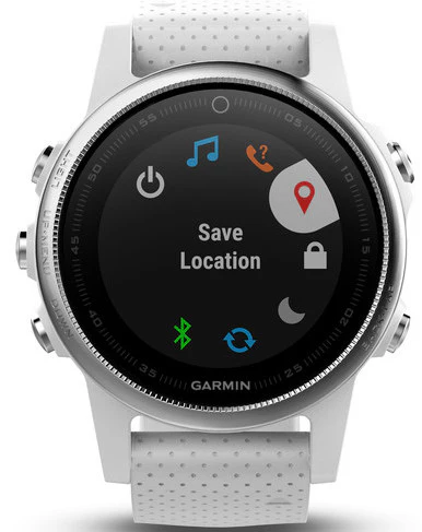 Garmin Watch Fenix 5S White Carrara White Band - Image 2