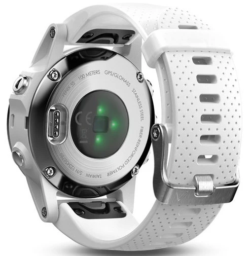 Garmin Watch Fenix 5S White Carrara White Band - Image 4