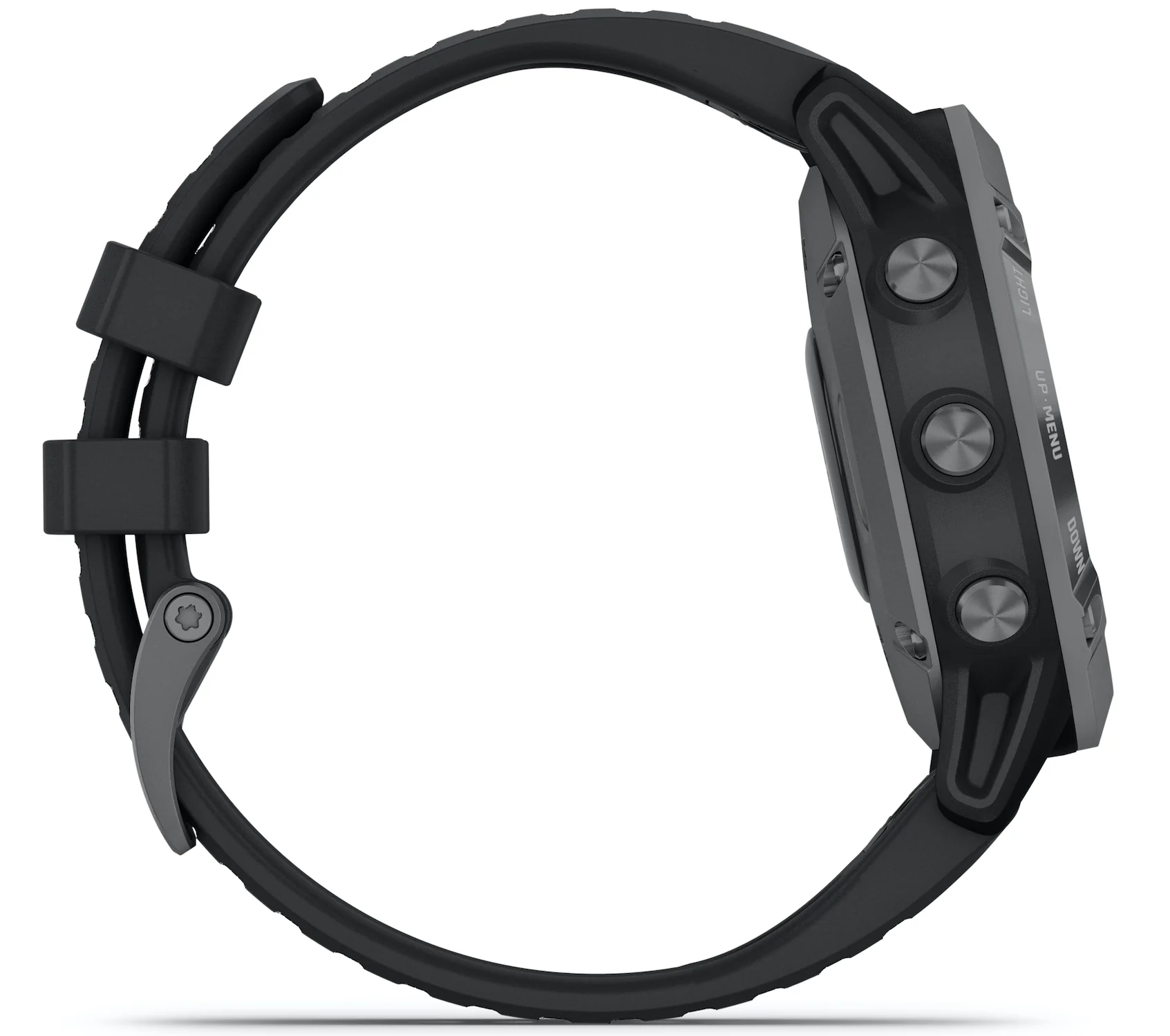 Garmin Watch Fenix 6 Pro Solar Slate Grey With Black Band D - Image 3