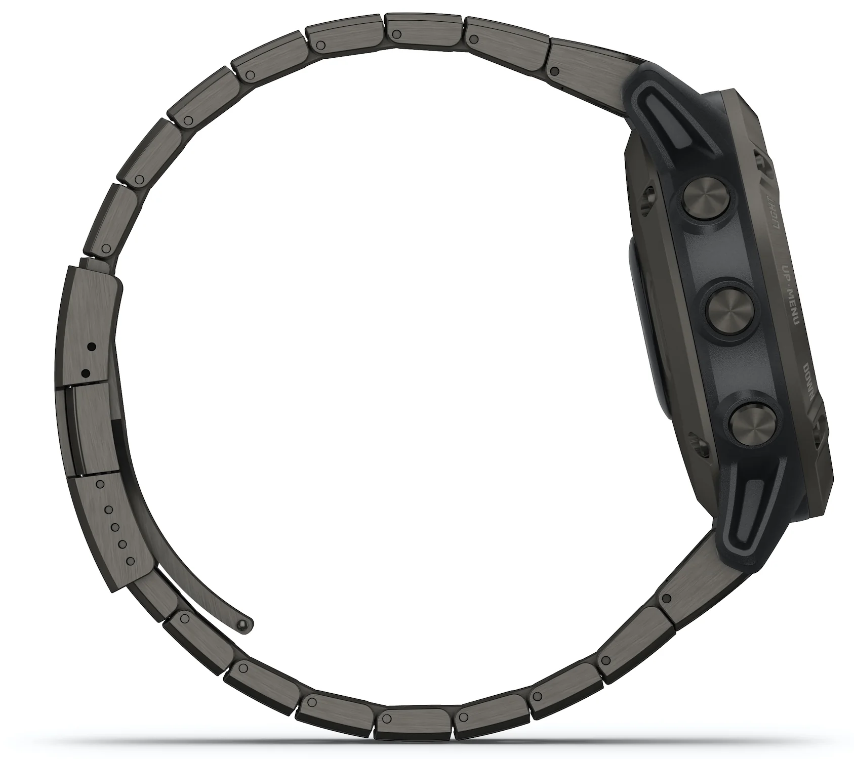 Garmin Watch Fenix 6 Pro Solar Titanium Carbon Grey DLC With Titanium DLC Band D - Image 3