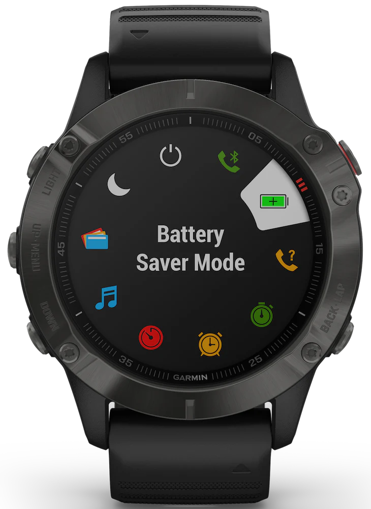 Garmin Watch Fenix 6 Sapphire Grey DLC D - Image 2