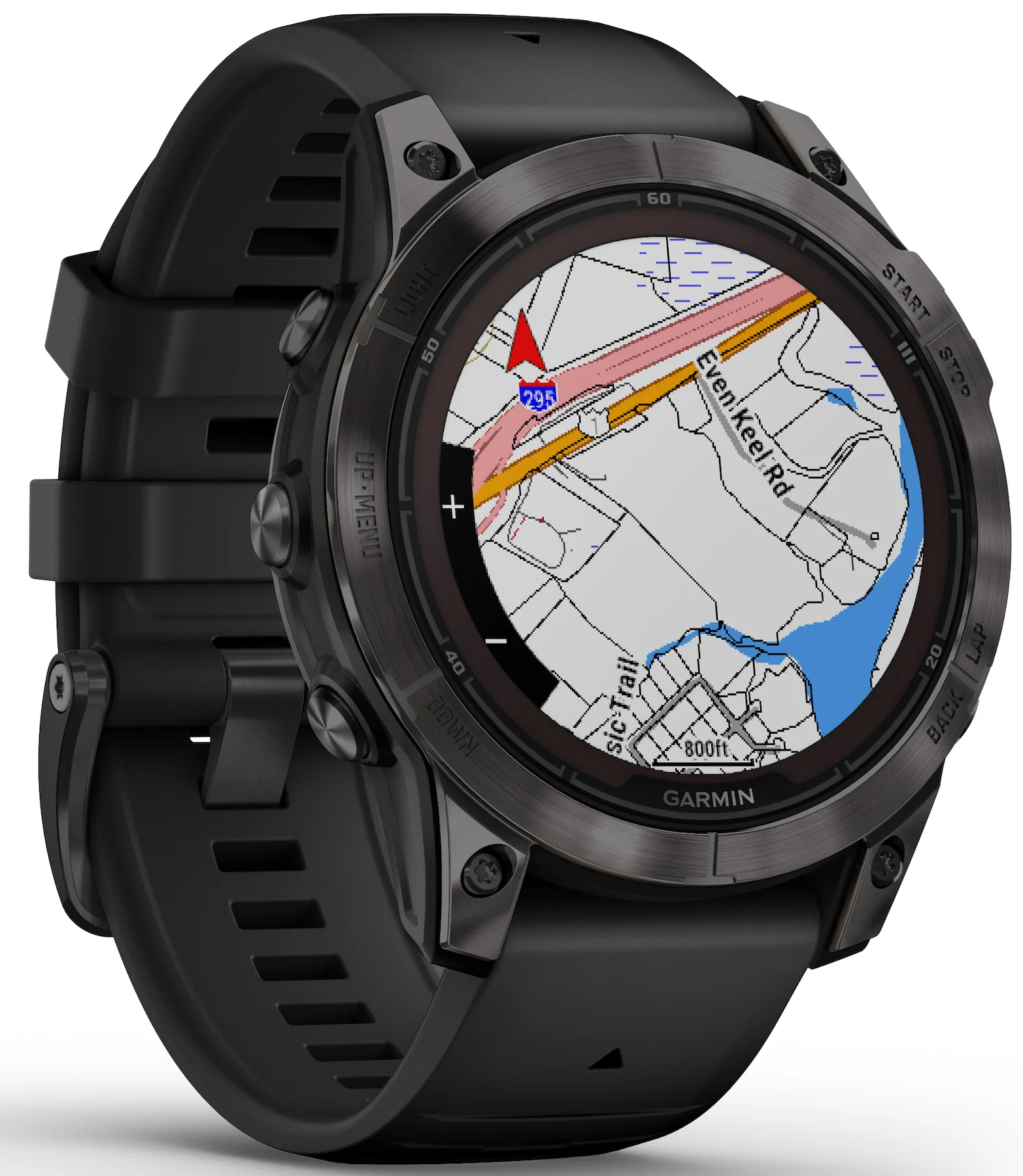 Garmin Fenix 7 Pro Sapphire Solar Carbon Grey Titanium Watch D - Image 5