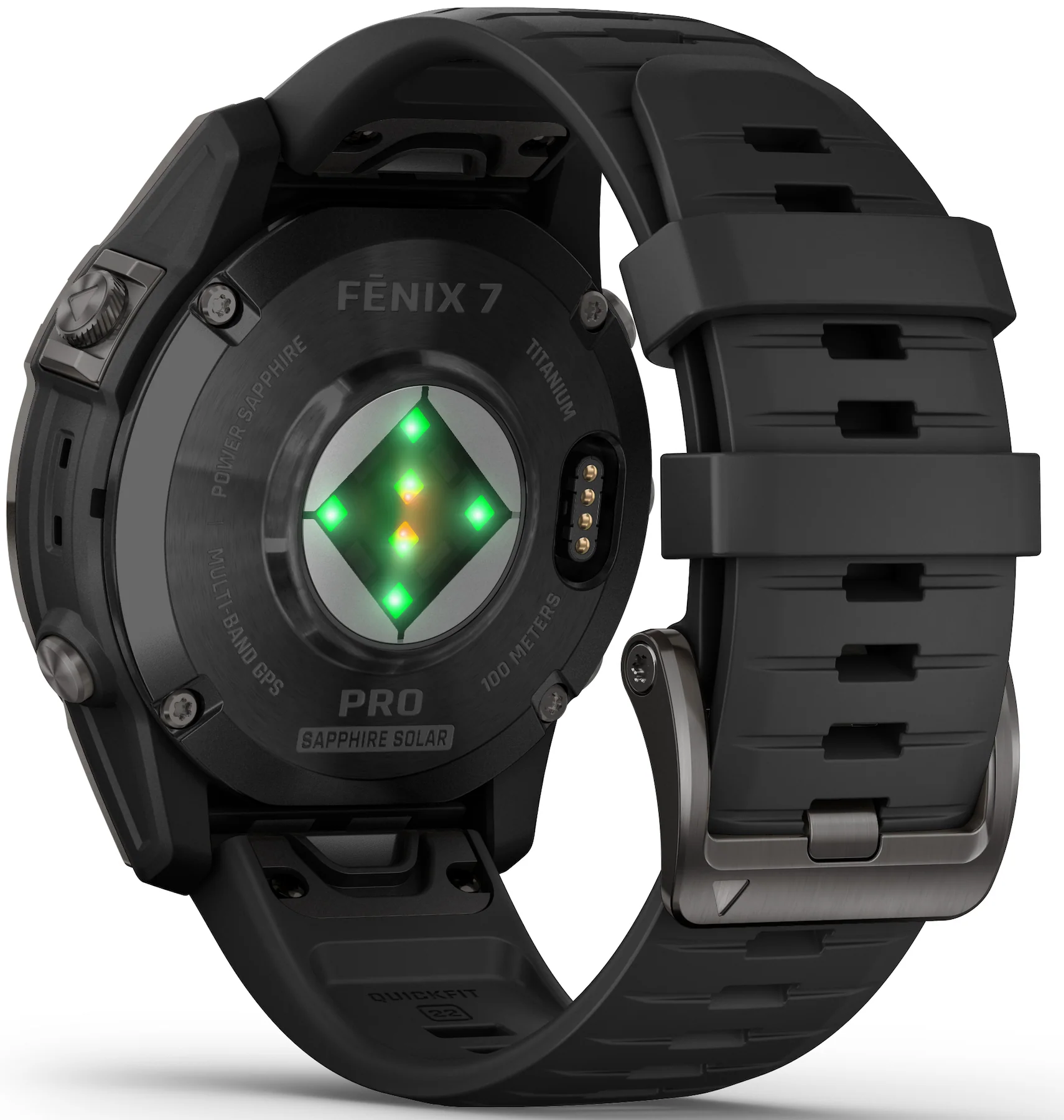 Garmin Fenix 7 Pro Sapphire Solar Carbon Grey Titanium Watch D - Image 7