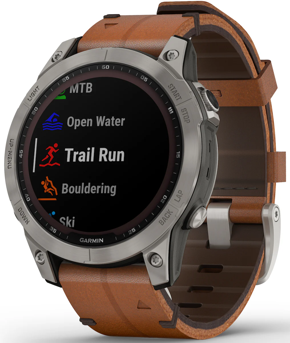 Garmin Watch Fenix 7 Sapphire Solar Titanium - Image 2