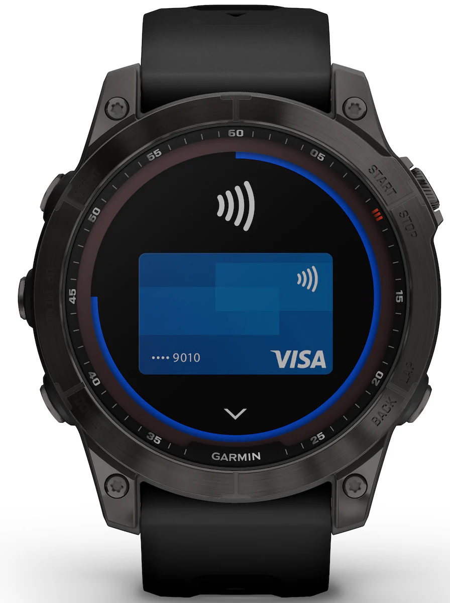 Garmin Watch Fenix 7 Sapphire Solar Carbon Gray DLC Titanium - Image 2