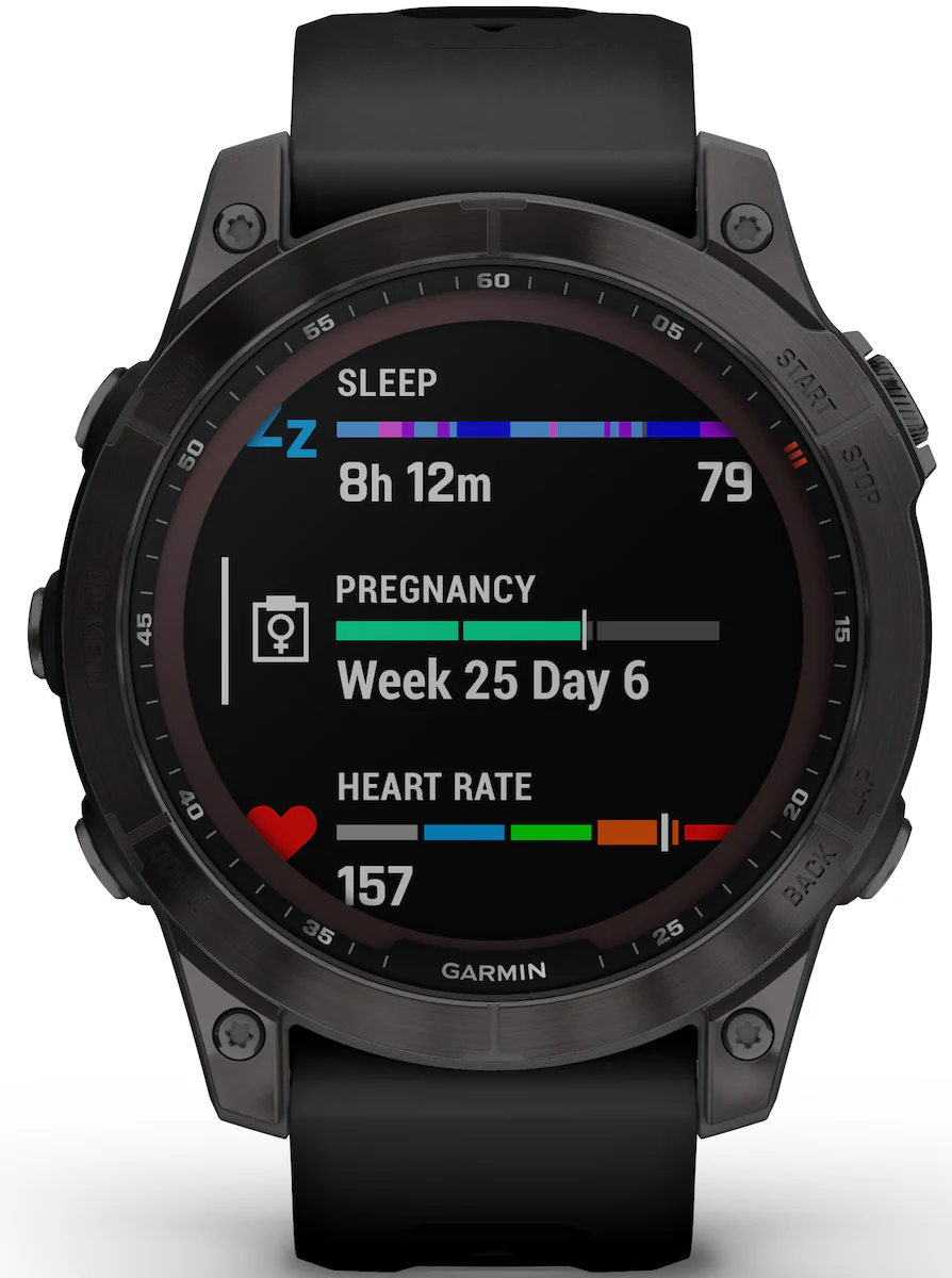 Garmin Watch Fenix 7 Sapphire Solar Carbon Gray DLC Titanium - Image 6