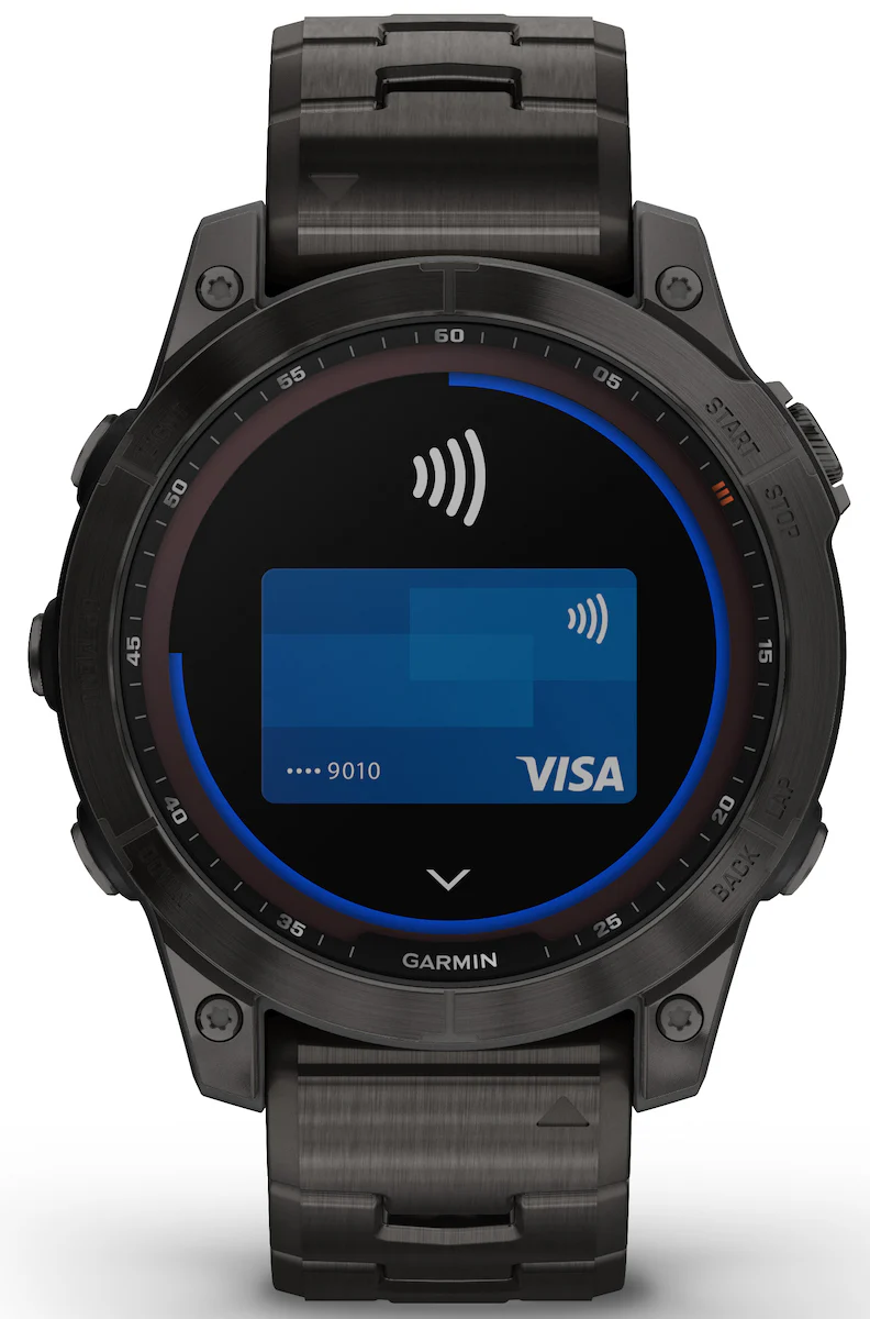 Garmin Fenix 7 Sapphire Carbon Gray DLC Titanium D - Image 2