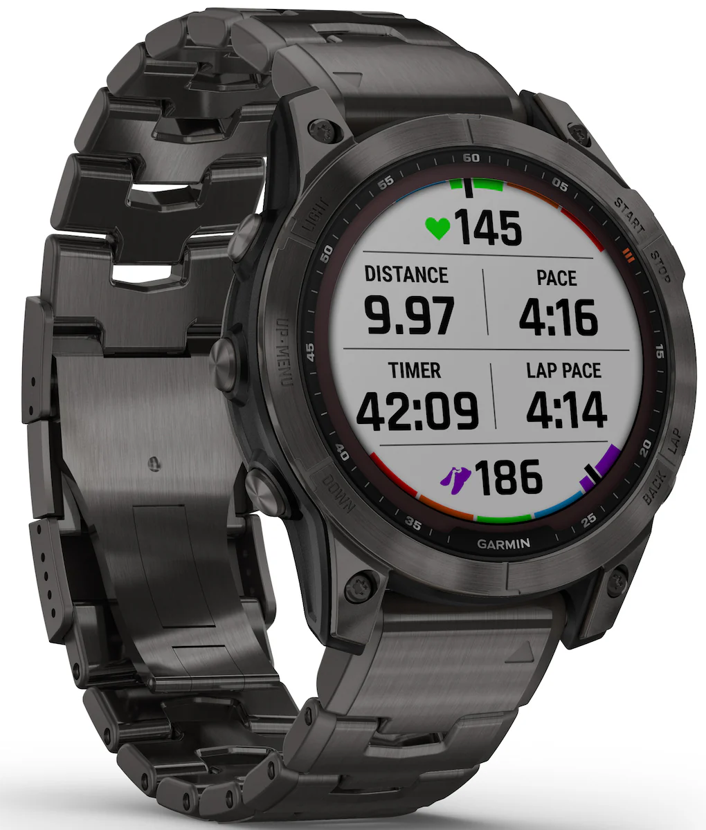 Garmin Fenix 7 Sapphire Carbon Gray DLC Titanium D - Image 9