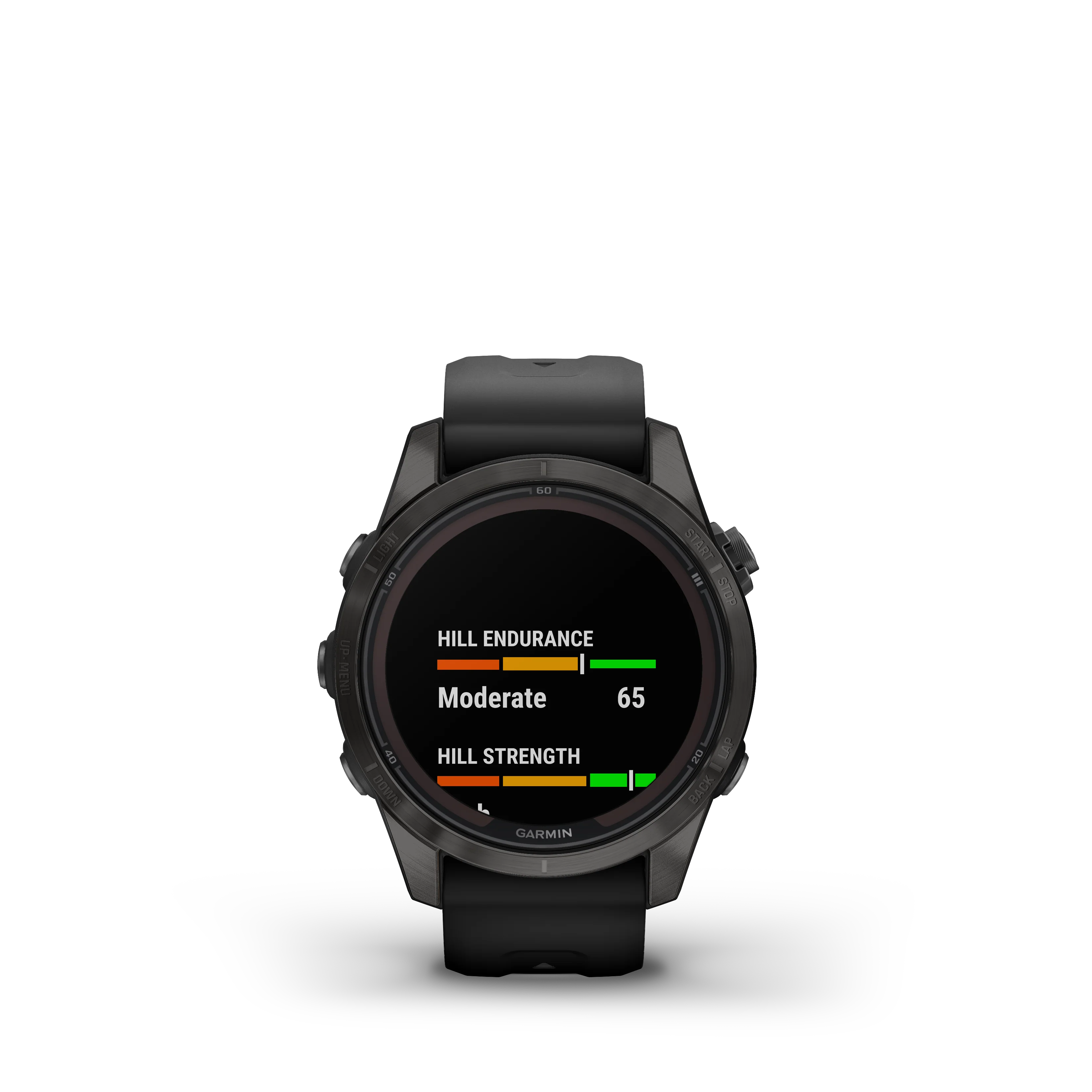 Garmin Fenix 7S Pro Sapphire Solar Carbon Grey Titanium Watch - Image 2