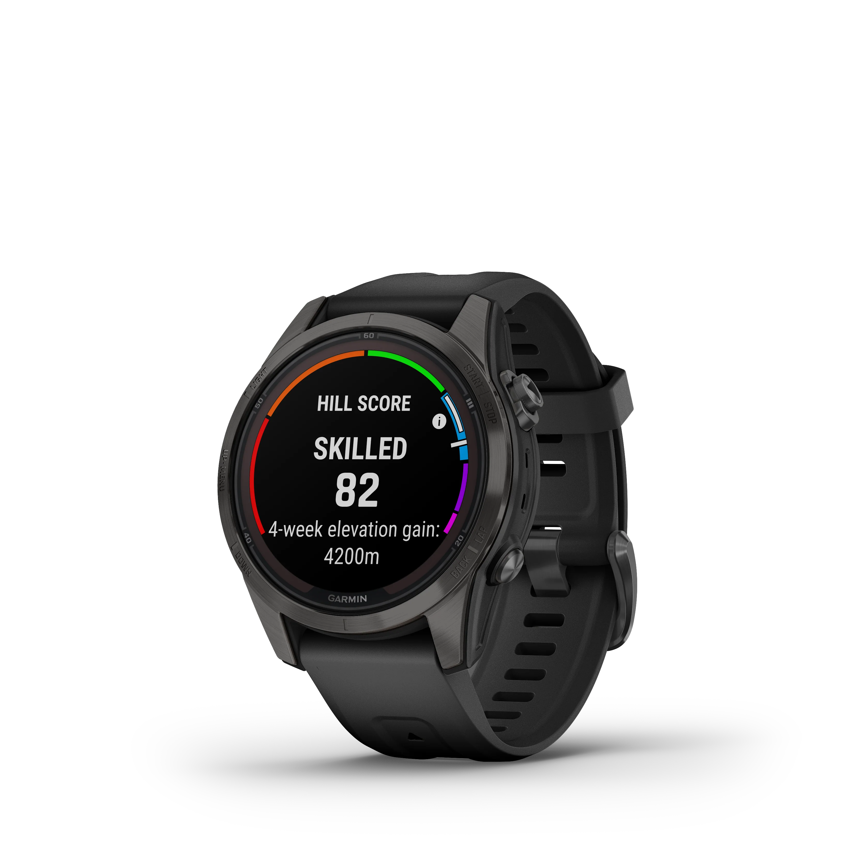 Garmin Fenix 7S Pro Sapphire Solar Carbon Grey Titanium Watch - Image 3