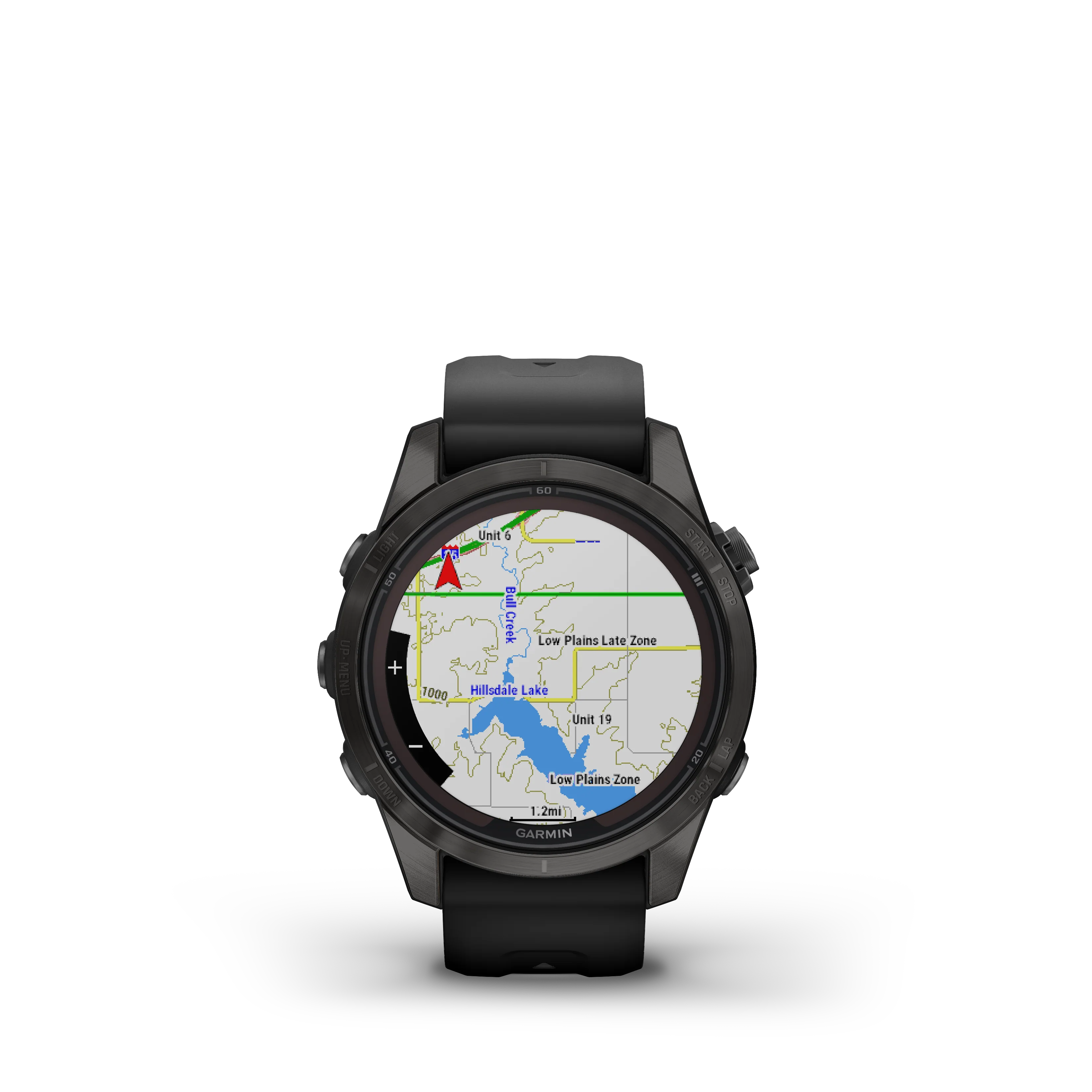 Garmin Fenix 7S Pro Sapphire Solar Carbon Grey Titanium Watch - Image 4