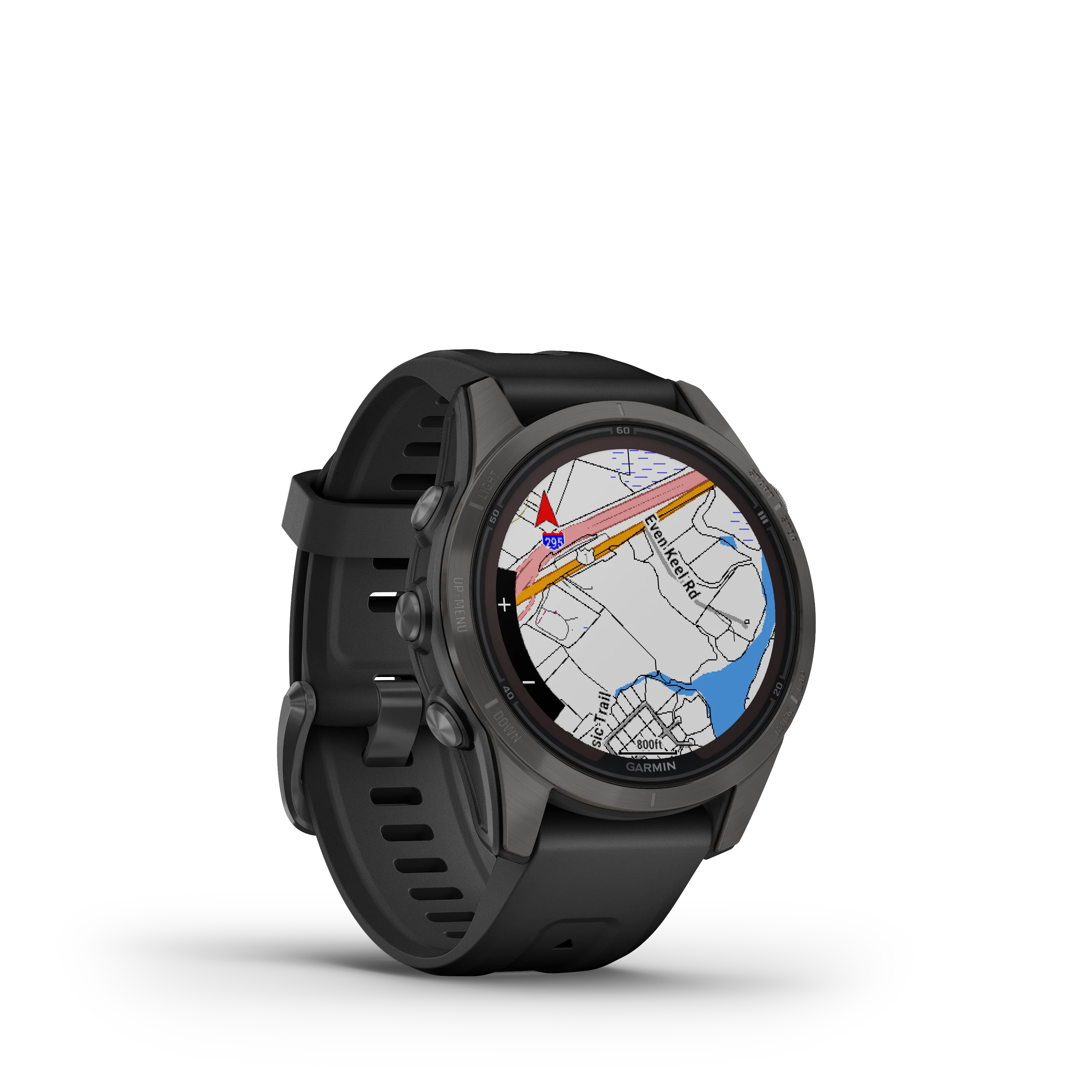 Garmin Fenix 7S Pro Sapphire Solar Carbon Grey Titanium Watch - Image 5