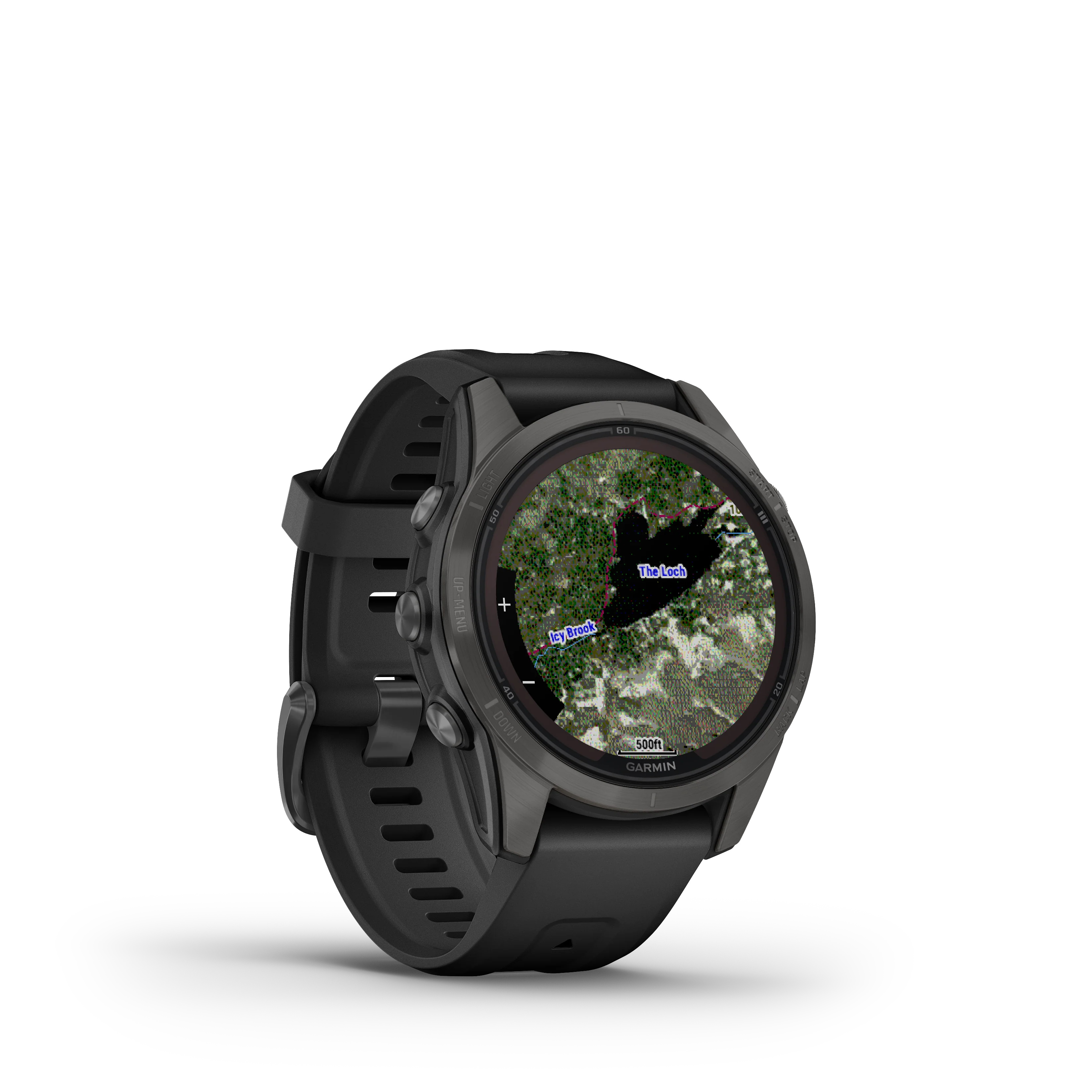 Garmin Fenix 7S Pro Sapphire Solar Carbon Grey Titanium Watch - Image 6