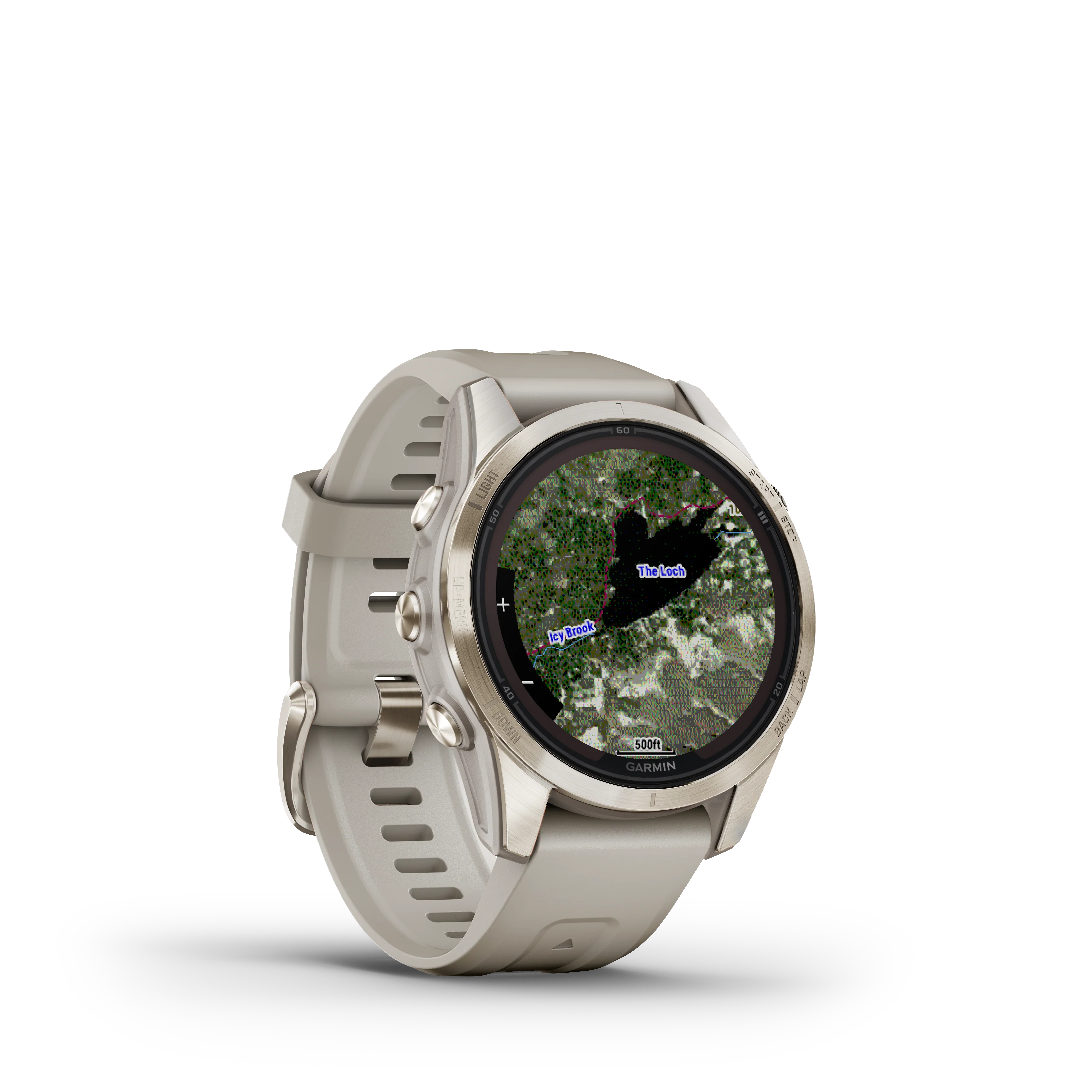 Garmin Fenix 7S Pro Sapphire Solar Soft Gold Watch - Image 6