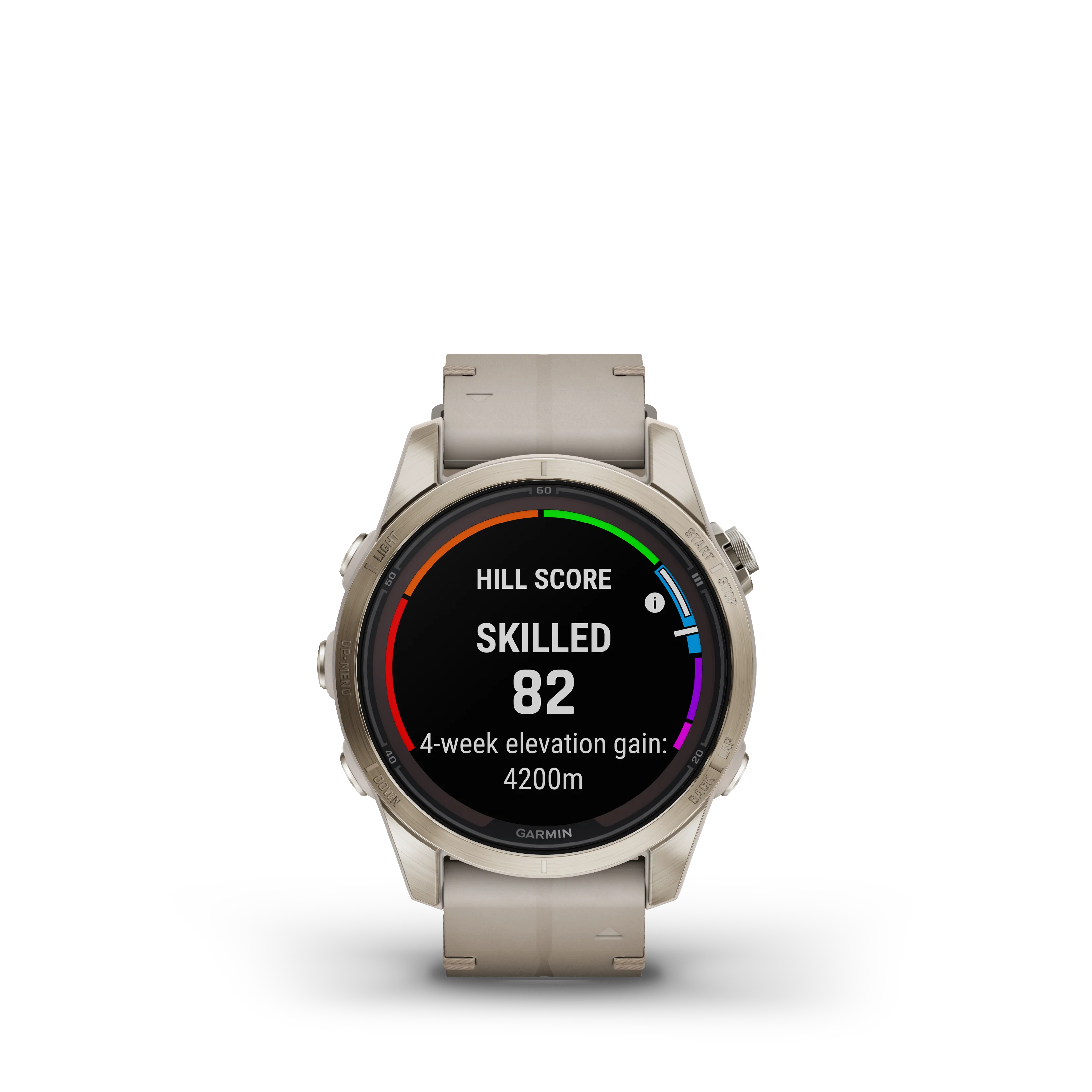 Garmin Fenix 7S Pro Sapphire Solar Soft Gold Leather D - Image 3