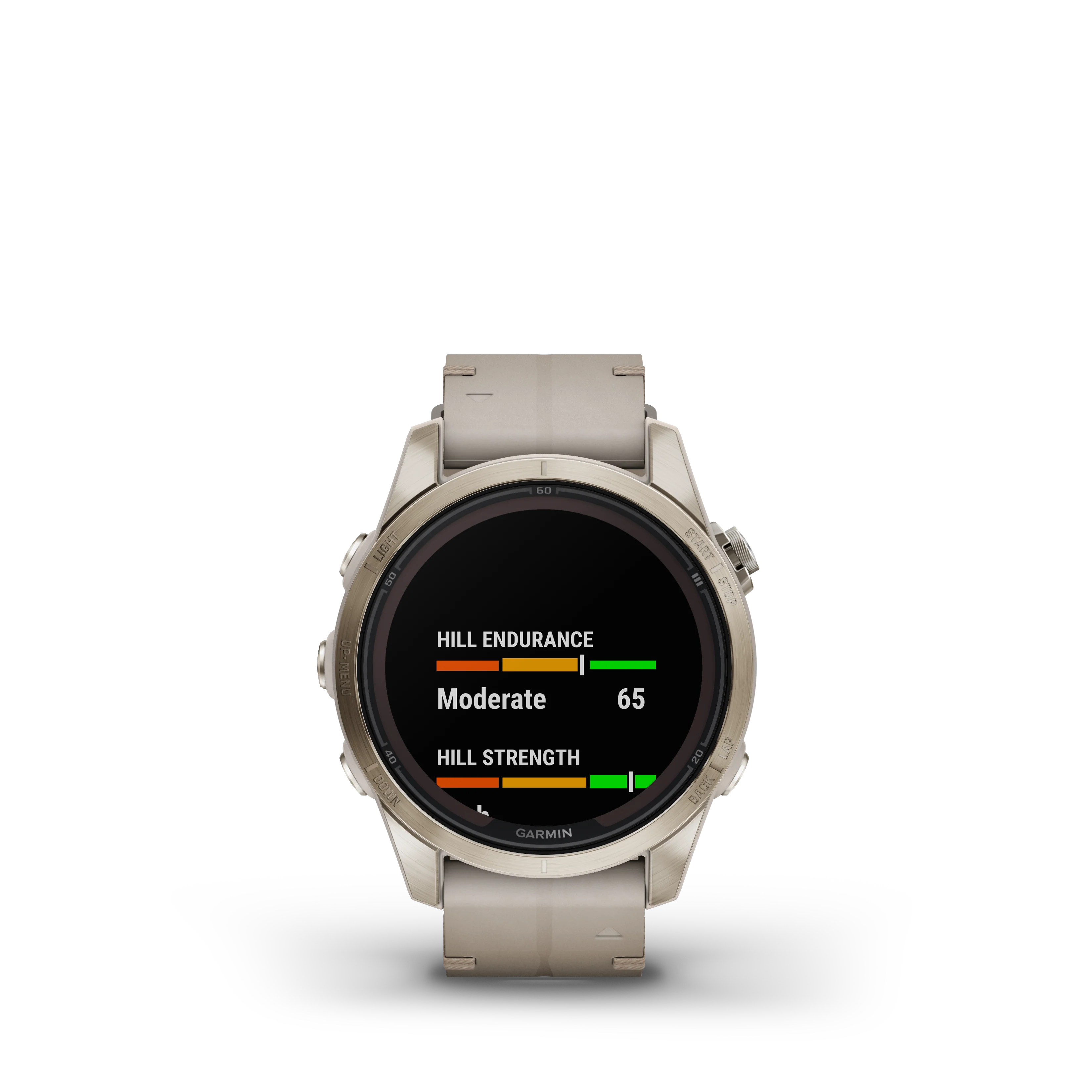 Garmin Fenix 7S Pro Sapphire Solar Soft Gold Leather D - Image 4
