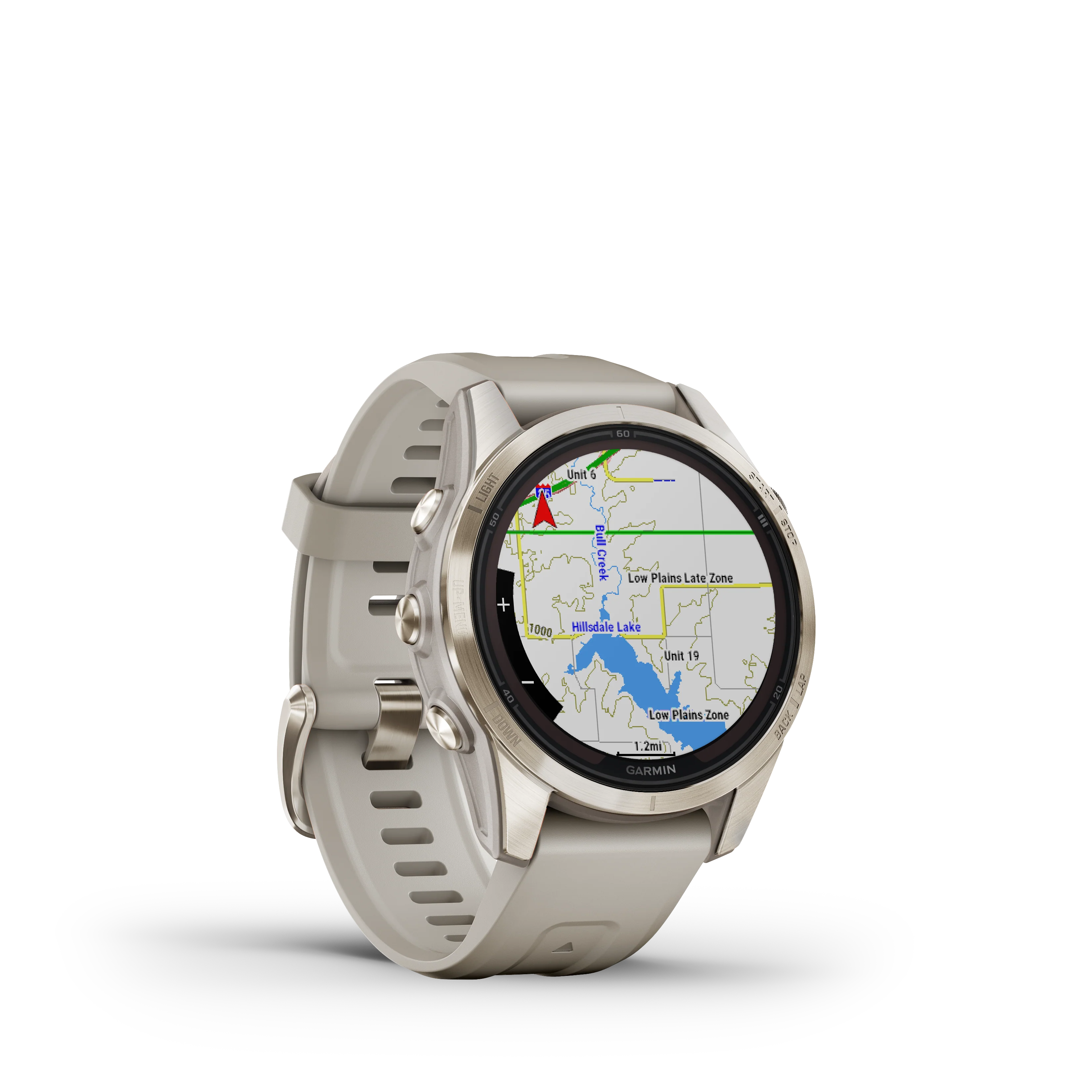 Garmin Fenix 7S Pro Sapphire Solar Soft Gold Leather D - Image 5