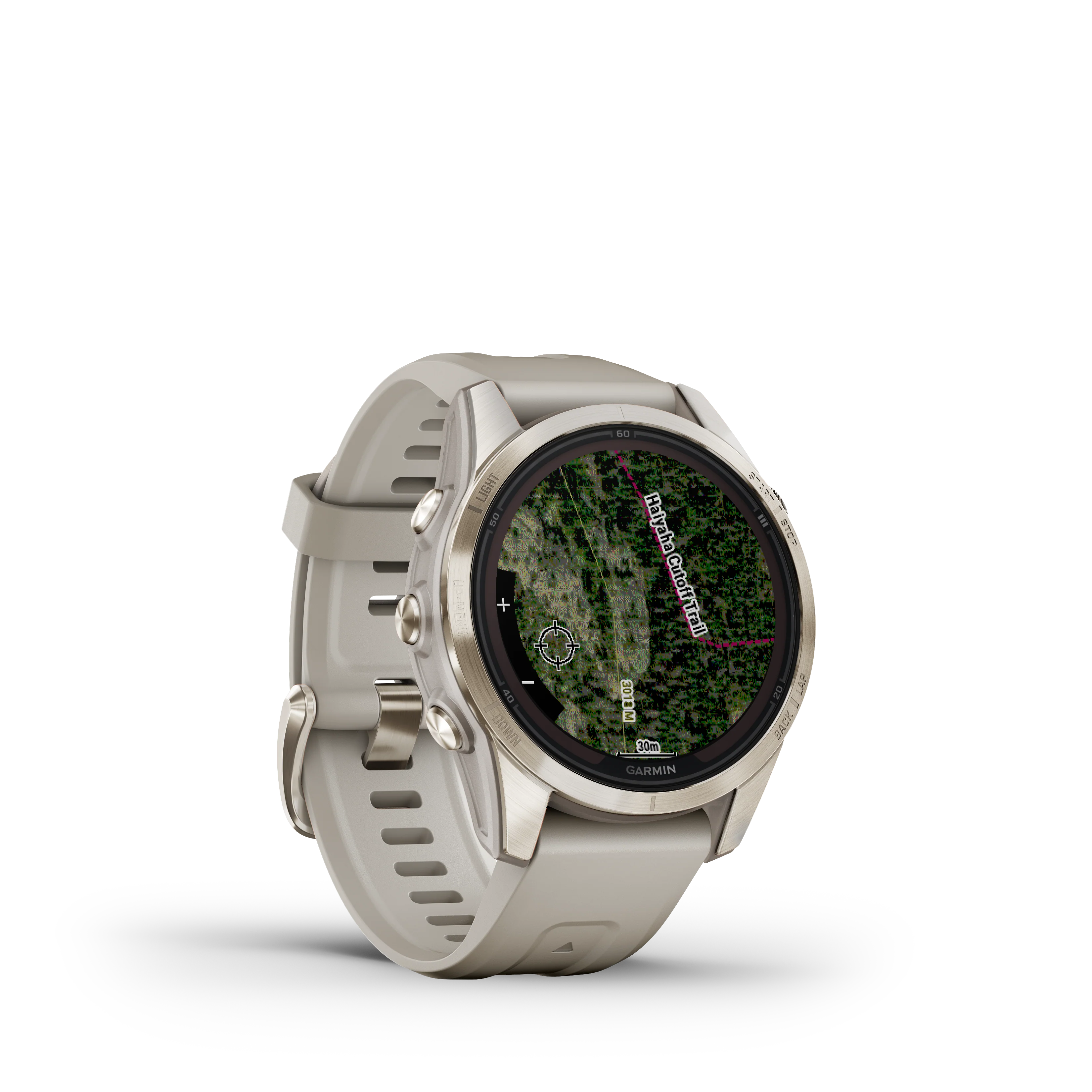 Garmin Fenix 7S Pro Sapphire Solar Soft Gold Leather D - Image 6